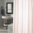 "Ashley" Extra Long Fabric Shower Curtain, Seze 70" wide x 84" long