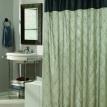 "Balmoral" Embroidered Shower Curtain, Gold