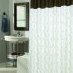 "Balmoral" Embroidered Shower Curtain, Ivory
