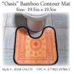Bamboo Contour Mat - Pattern Name:  "Oasis"