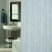 Flocked Shower Curtain, "Cologne" Spa Blue