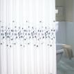 "Dots" Extra Wide Fabric Shower Curtain, 108" Wide x 72" Long